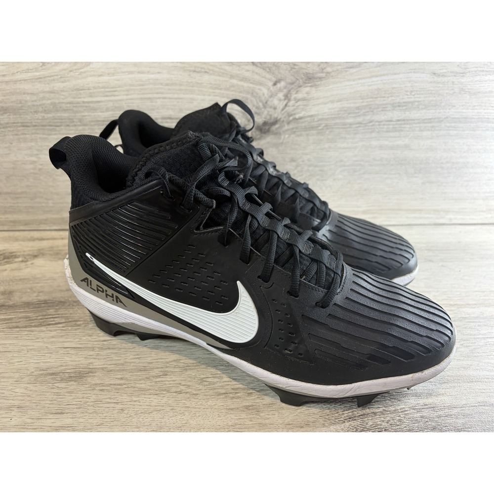 Nike Alpha‎ Menace Strong Football Cleats Black II5139-010 Men's Size 13